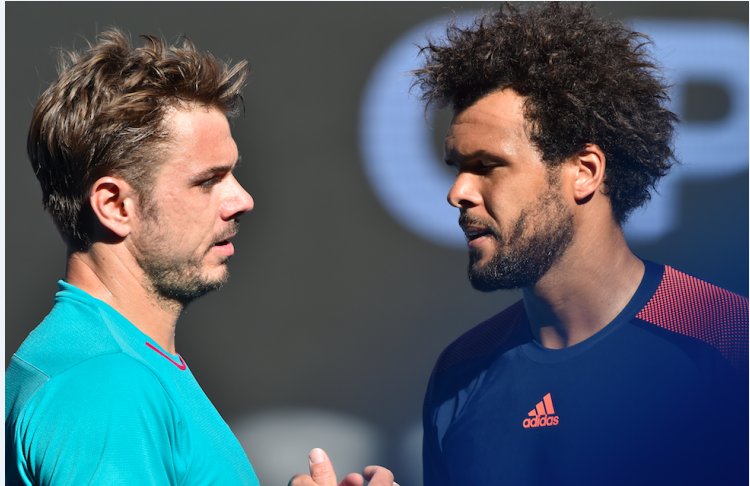 Tsonga et Wawrinka se disputent sévèrement en plein milieu du match