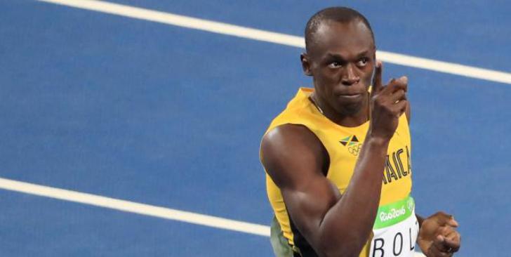 Usain Bolt triple champion olympique du 100m