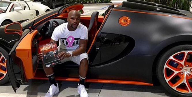 Et si vous achetiez la Bugatti Veyron de Floyd Mayweather ?