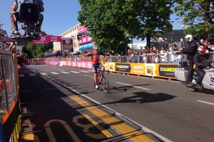 Moment de solitude pour Pibernik pendant le Tour d'Italie !