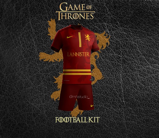 Quand des graphistes imaginent les maillots de chaque famille dans Game of Thrones!