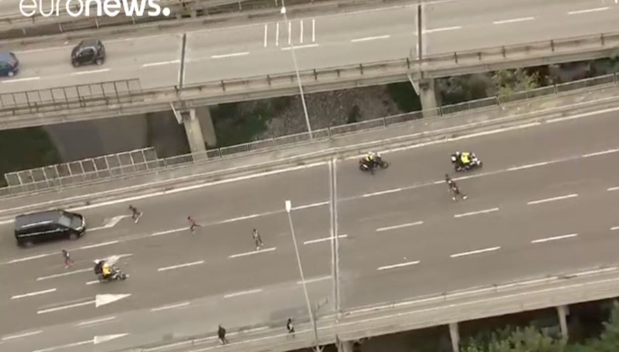 Des coureurs se trompent de route pendant le marathon !