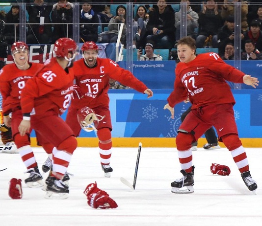 La Russie bat l’Allemagne (4-3) et remporte son premier titre olympique en 26 ans