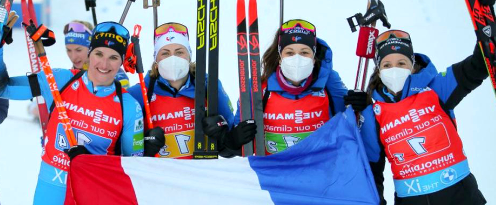 Biathlon - Relais à Ruhpolding (F) : les Françaises sont contentes d'avoir "fait le job".