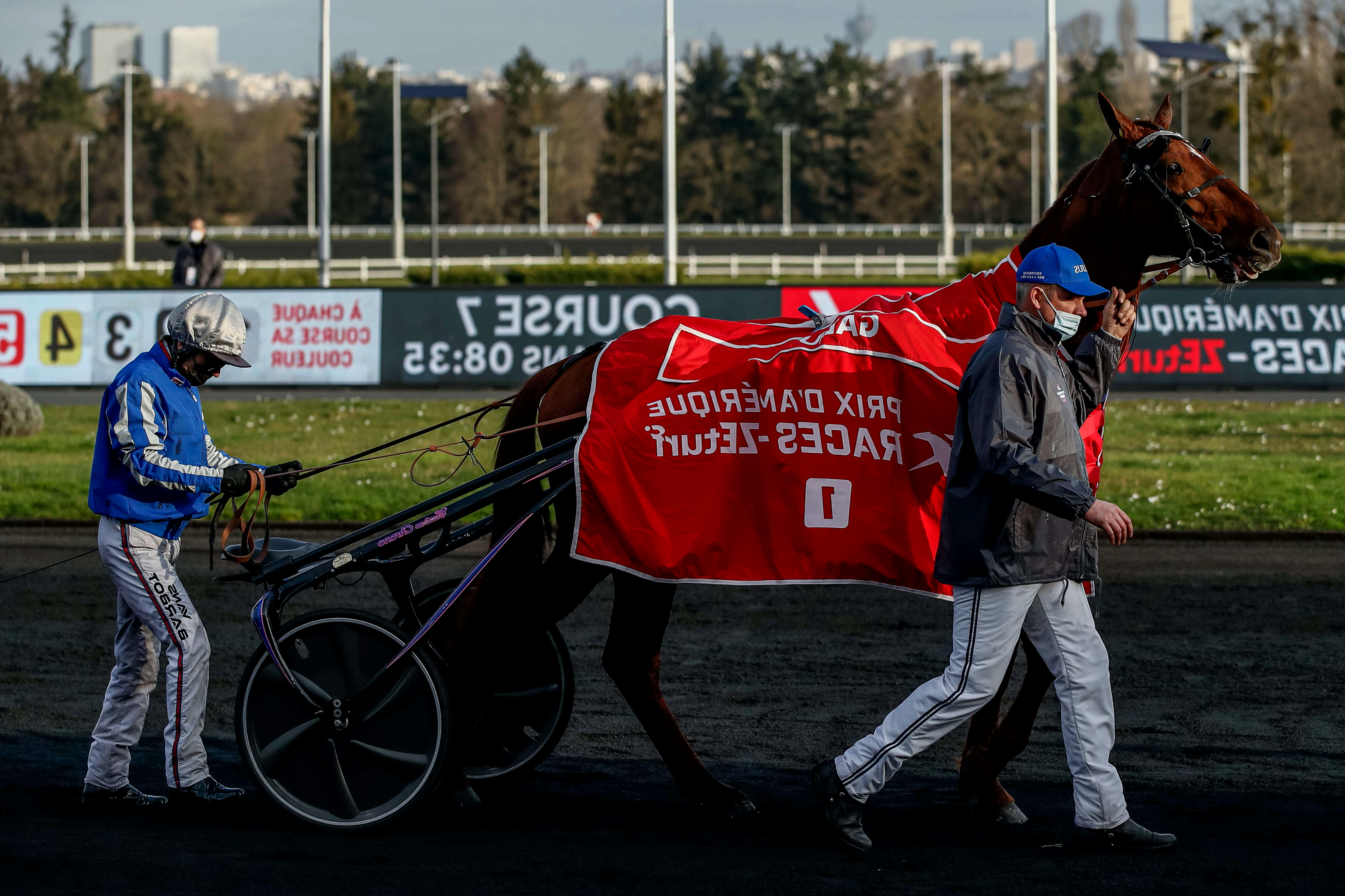 Prix de Langeais, décoration sur l'hippodrome de Paris Vincennes