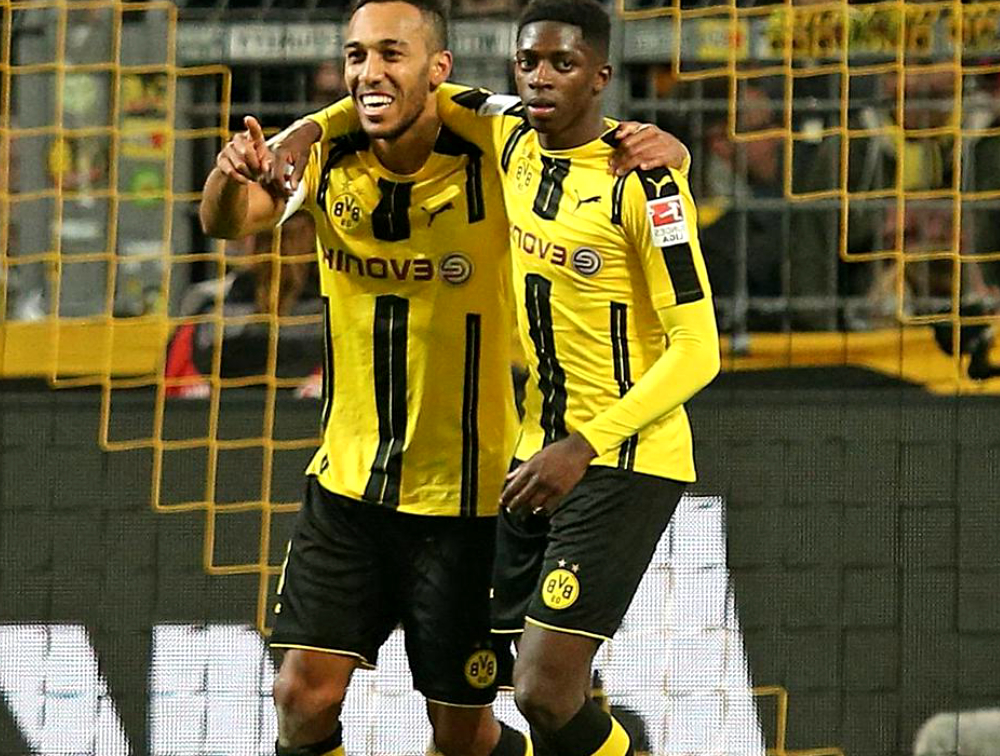 Aubameyang et Dembélé : la route d'Aubameyang vers le Barça est barrée