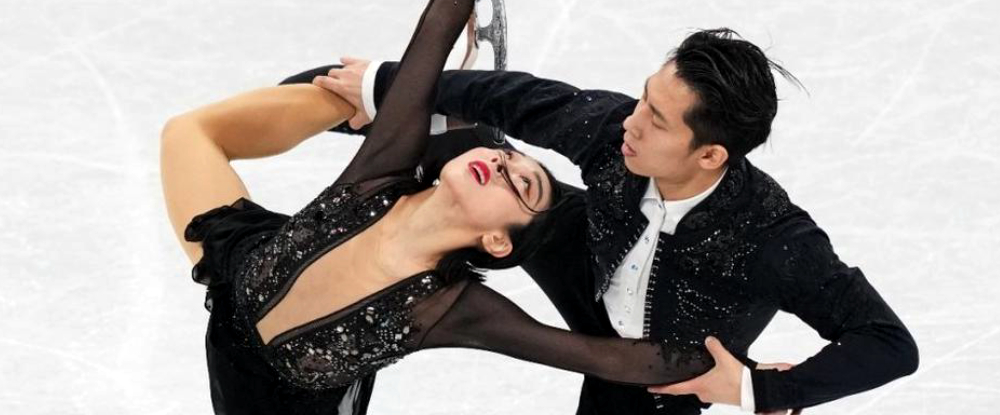 Patinage artistique (couples) : Sui et Han remportent le programme court