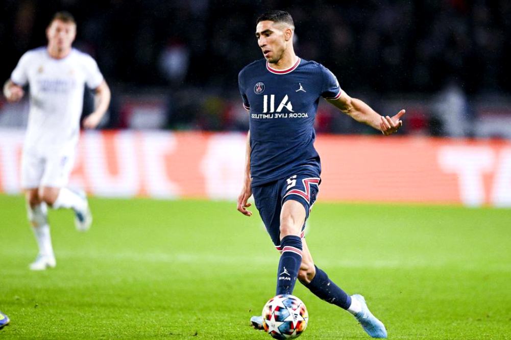 PSG : Achraf Hakimi blessé, absent contre Saint-Etienne