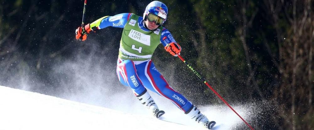 Slalom géant à Kranjska Gora (H) : Pinturault avec le meilleur temps de la première manche