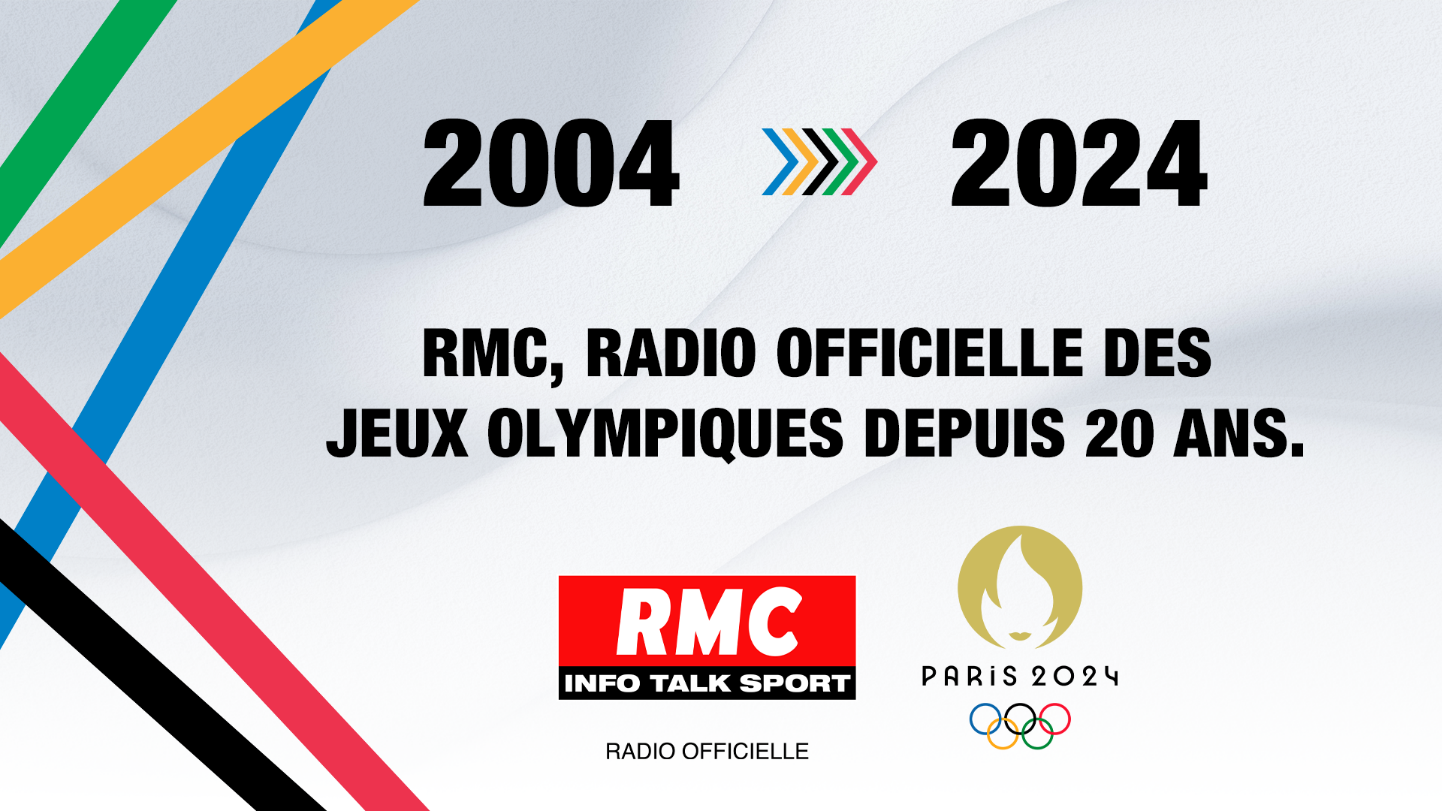 Média - RMC, radio officielle des Jeux Olympiques de Paris 2024
