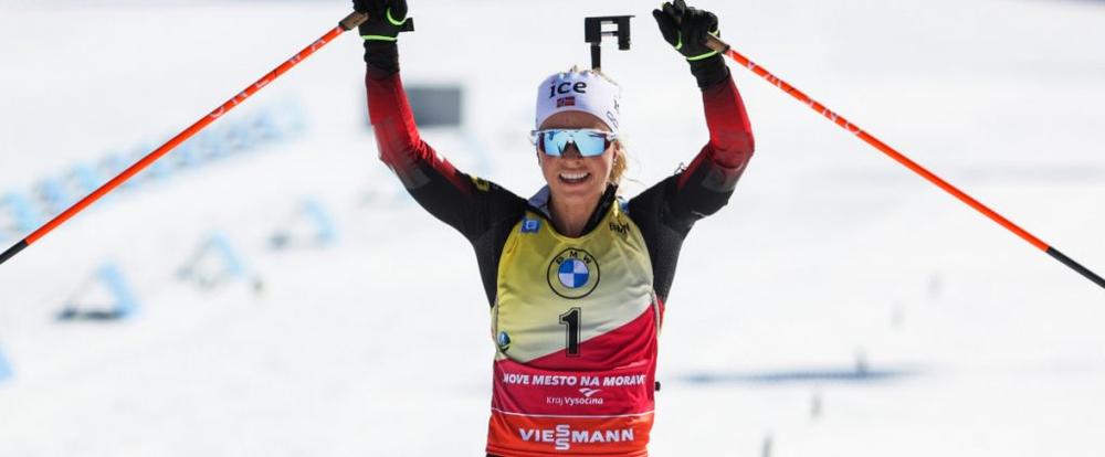 Biathlon (F) : Eckhoff gagne à domicile, le petit globe de sprint pour Roeiseland, Chevalier-Bouchet dans le top 5