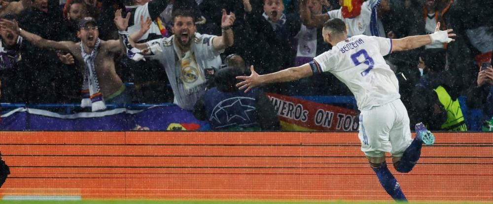 Ligue des Champions (quart de finale aller) : Un énorme Benzema fait de l'ombre au Real Madrid à Chelsea
