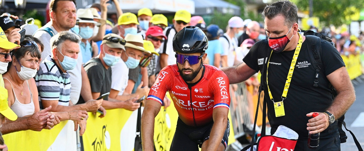 La lourde chute de Bouhanni a été causée par un piéton (vidéo)