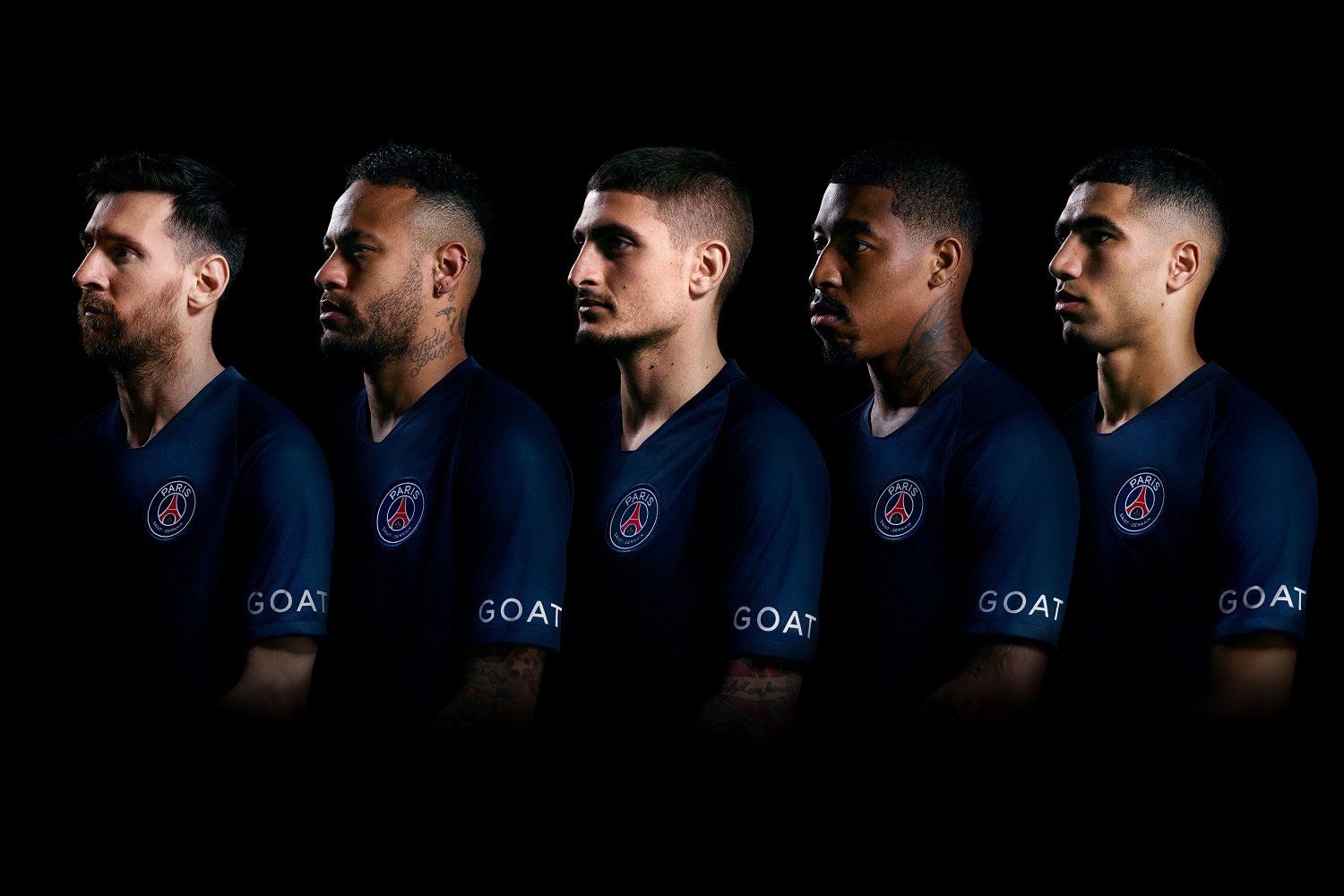 Exit QNB, le Paris Saint-Germain change de sponsor sur sa manche et accueille GOAT