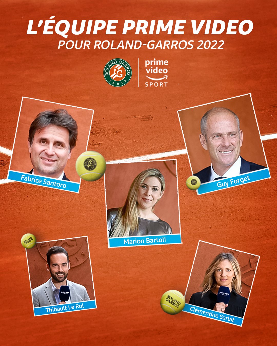 Roland-Garros 2022 : Amazon Prime Video présente son offre et accueille Guy Forget comme nouveau consultant