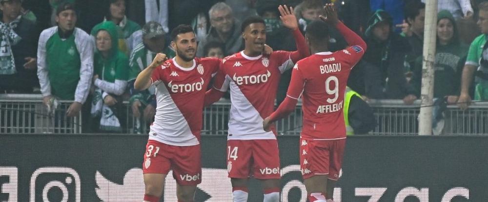 L1 (J34) : Monaco donne du fil à retordre à Saint-Etienne