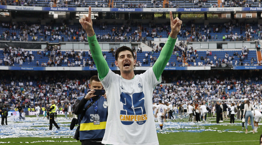 Courtois kammert Barça