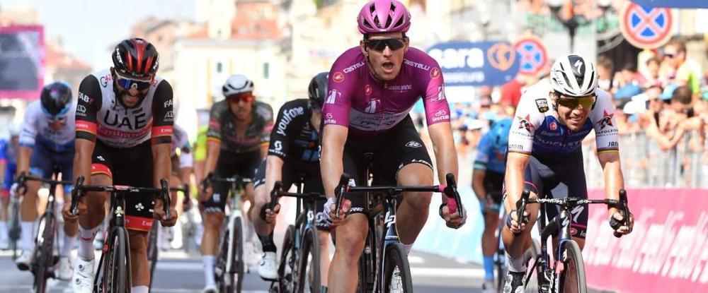 Cyclisme - Giro (E13) : Démare remporte sa troisième victoire