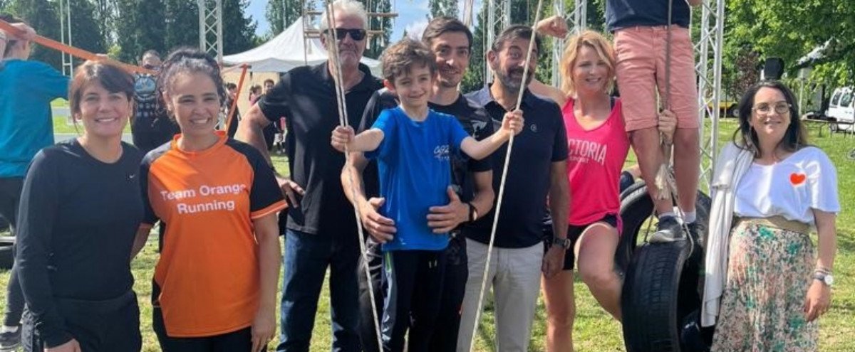 Military Race : Estelle Denis, Claude Dartois et Jacques Monclar ont récolté 10.200 € pour la lutte contre le cancer des jeunes.